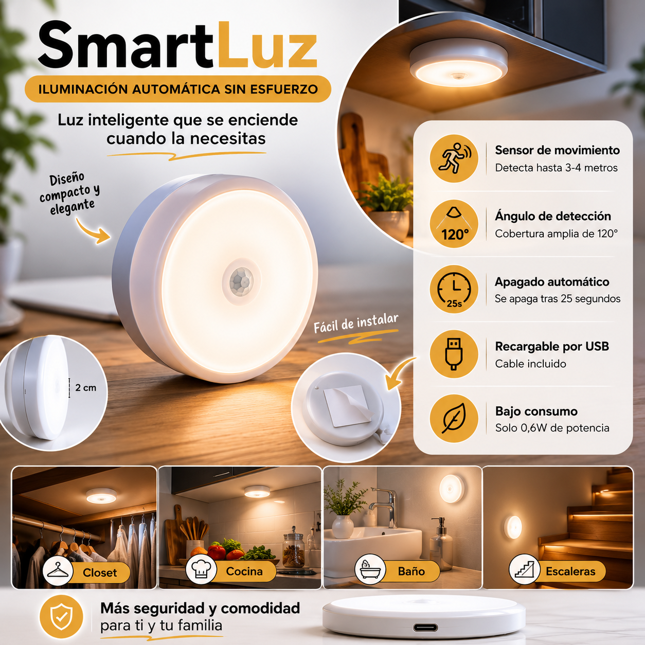 SmartLuz - Iluminación automática sin esfuerzo