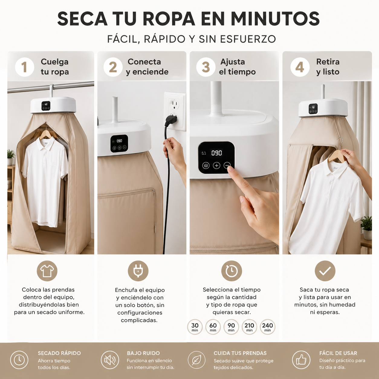 AirDry Max - Secado rápido sin esfuerzo