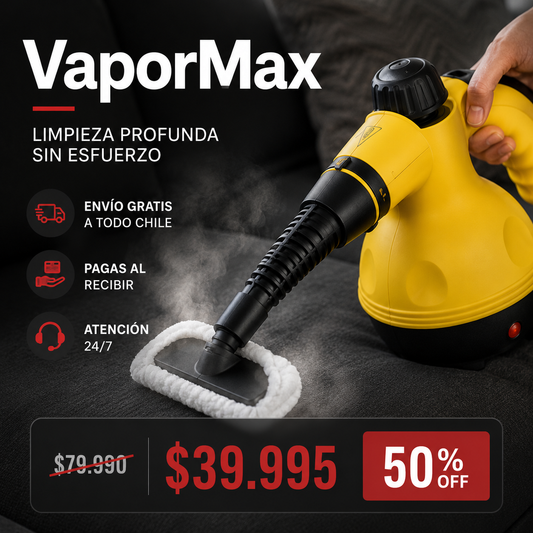 VaporMax - Limpieza Profunda sin Esfuerzo