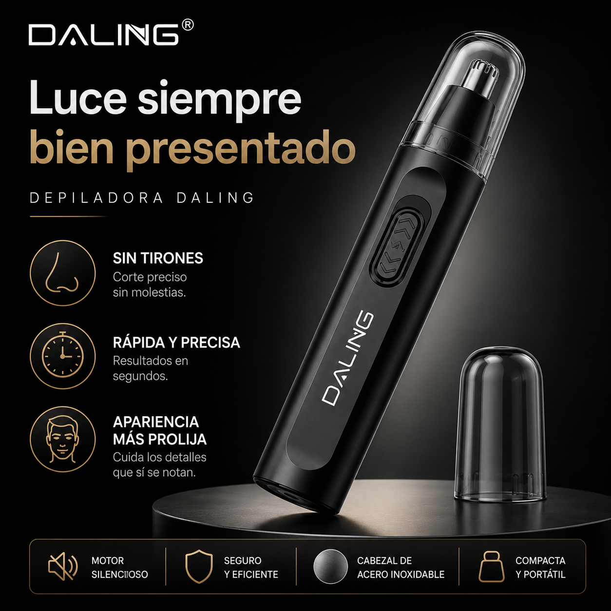 Depiladora Daling - Luce siempre bien preparado