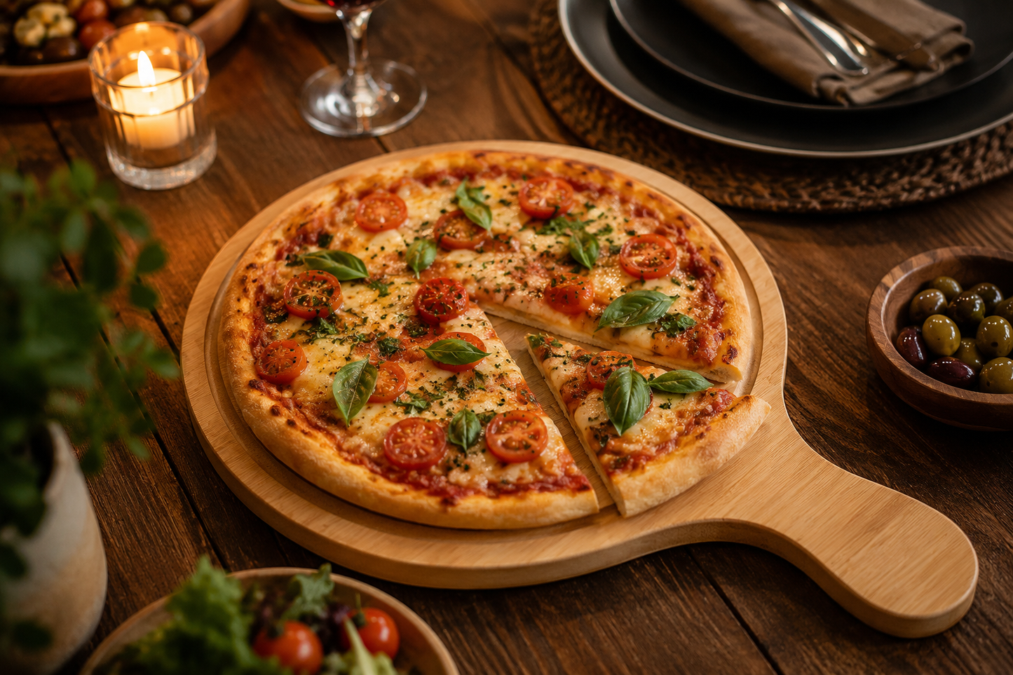 TABLA DE BAMBOO PARA PIZZA