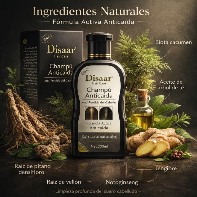 Shampoo Disaar® - Menos caída, mejor densidad