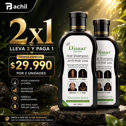 Shampoo Disaar® - Menos caída, mejor densidad