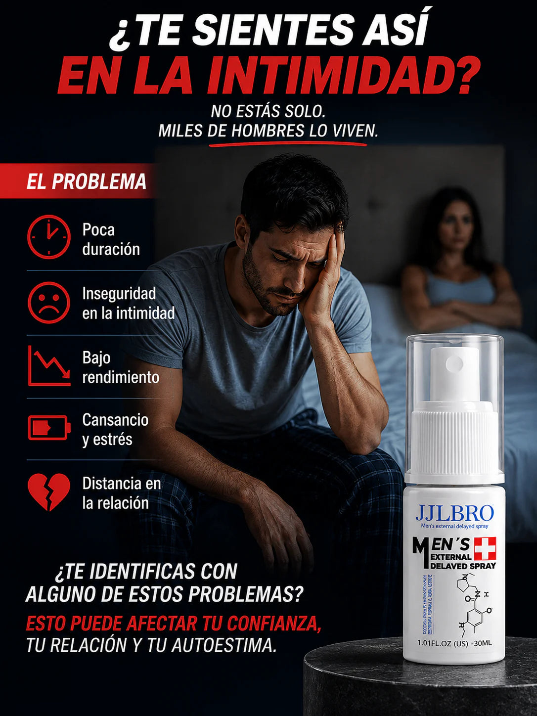 JJLBRO™ SPRAY MEN'S RETARDANTE- Haz que cada encuentro deje ganas de más.