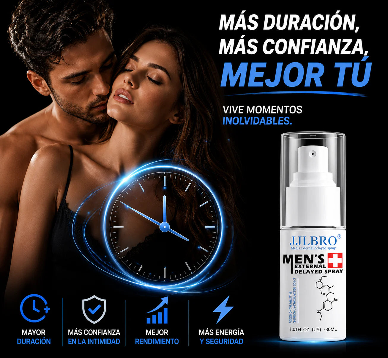 JJLBRO™ SPRAY MEN'S RETARDANTE- Haz que cada encuentro deje ganas de más.