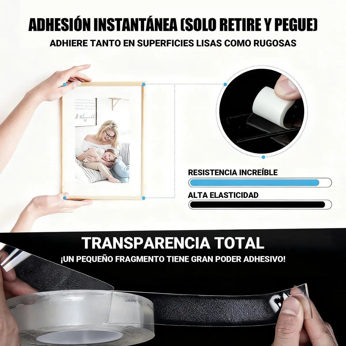 Nano Cinta - Pega y reutiliza