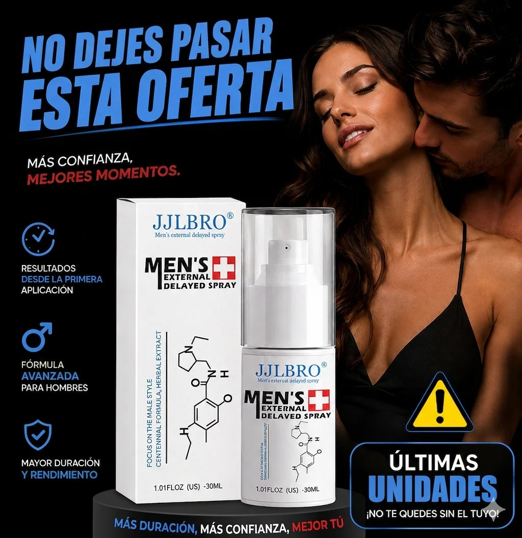 JJLBRO™ SPRAY MEN'S RETARDANTE- Haz que cada encuentro deje ganas de más.