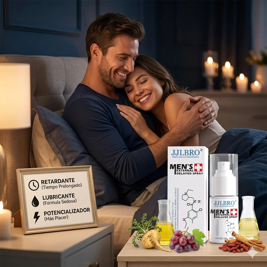 JJLBRO™ SPRAY MEN'S RETARDANTE- Haz que cada encuentro deje ganas de más.